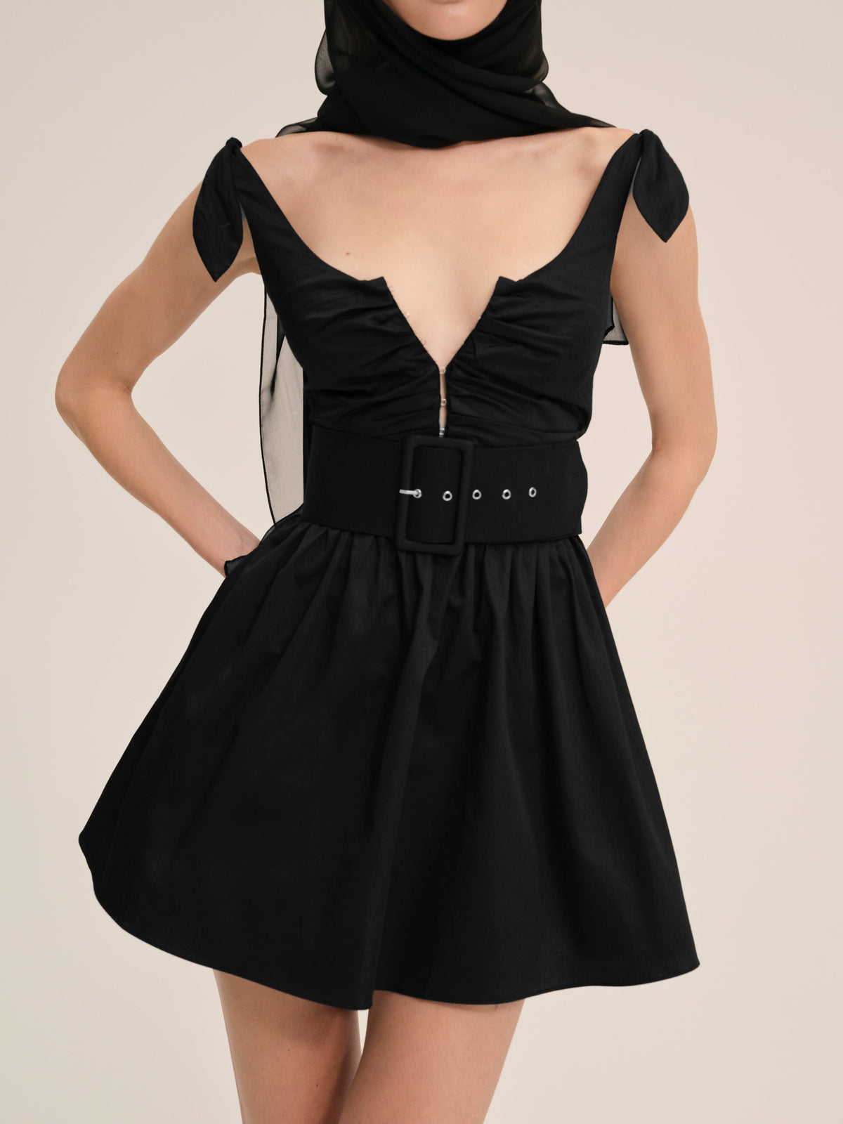 Quinne Mini Dress Black - For Love & Lemons