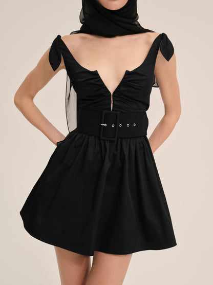 Quinne Mini Dress Black - For Love & Lemons