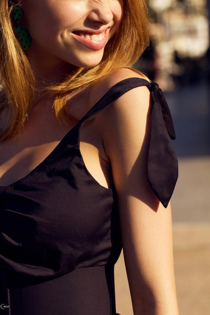 Quinne Mini Dress Black - For Love & Lemons