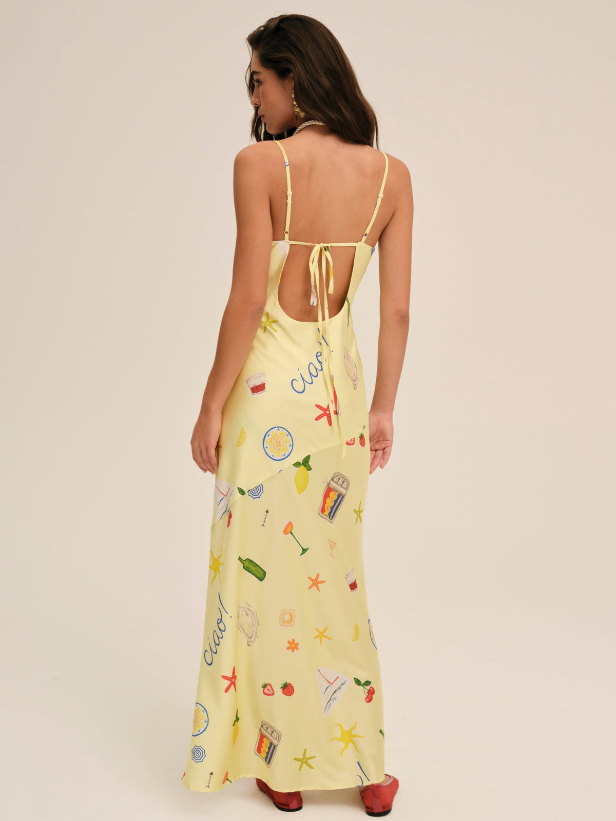 Huda Maxi Dress Yellow - For Love & Lemons