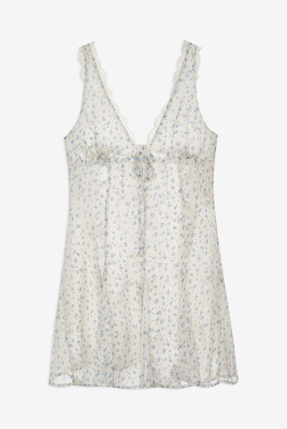 Cape Cod Mini Dress Blue - For Love & Lemons