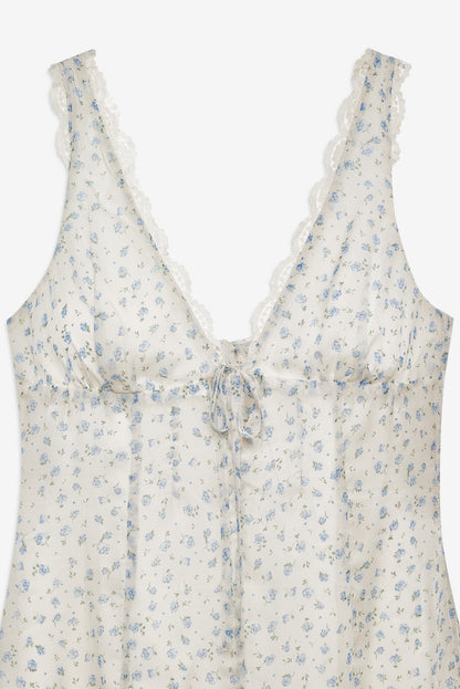 Cape Cod Mini Dress Blue - For Love & Lemons