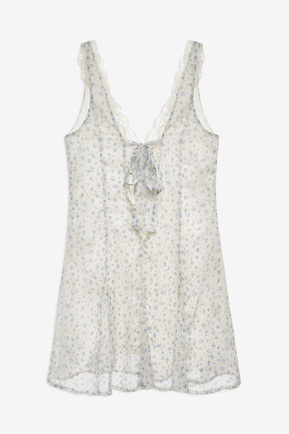 Cape Cod Mini Dress Blue - For Love & Lemons