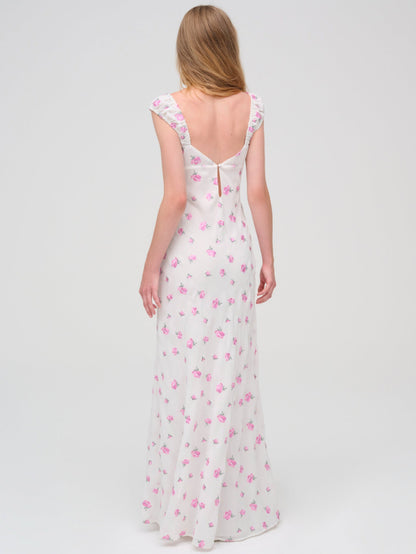 Emmaline Maxi Dress White - For Love & Lemons
