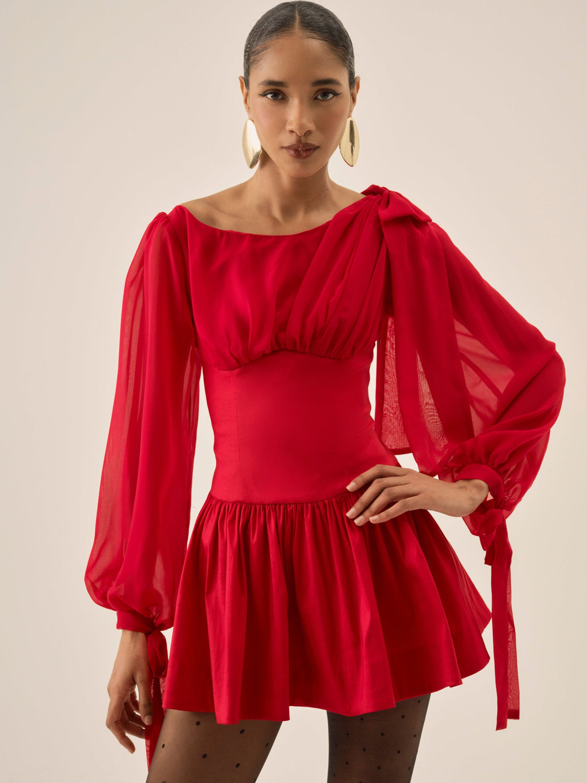 Lucia Mini Dress Red - For Love & Lemons