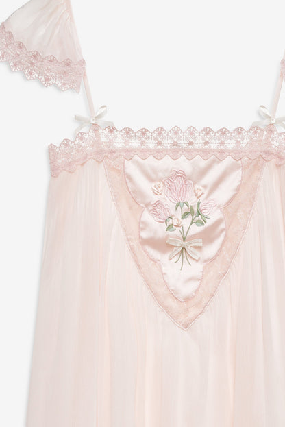 Rae Rose Mini Dress Pink - For Love & Lemons