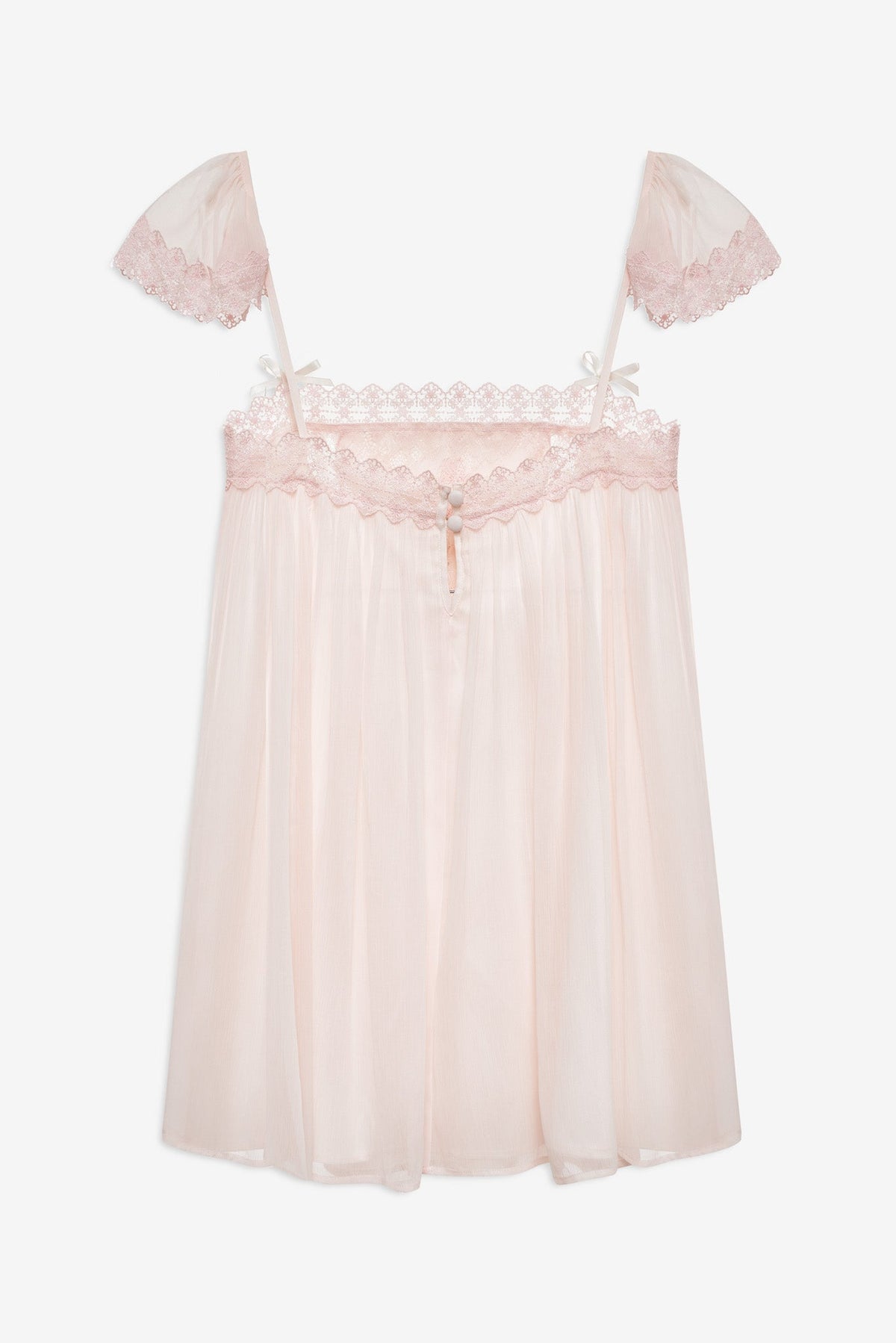 Rae Rose Mini Dress Pink - For Love & Lemons