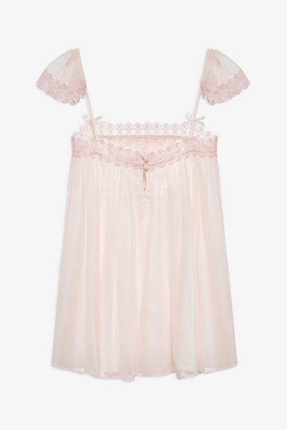 Rae Rose Mini Dress Pink - For Love & Lemons
