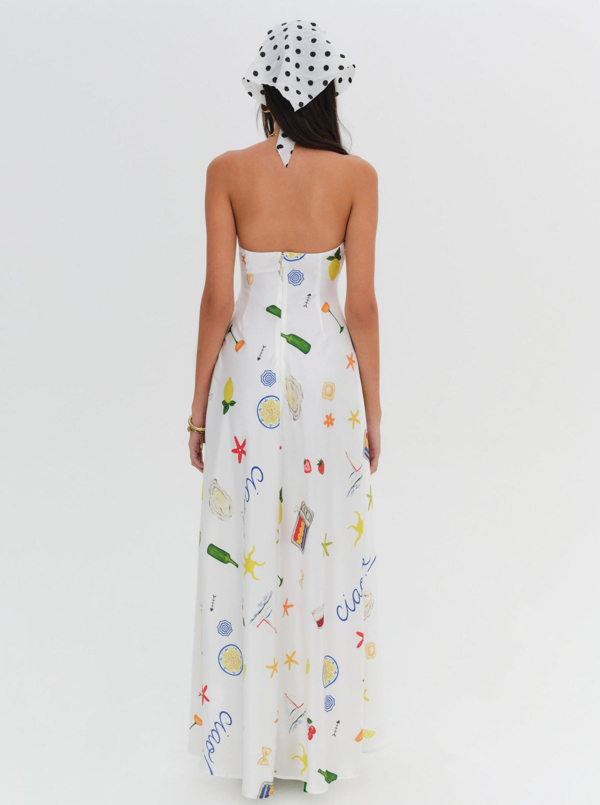Carla Strapless Maxi Dress Multi - For Love & Lemons