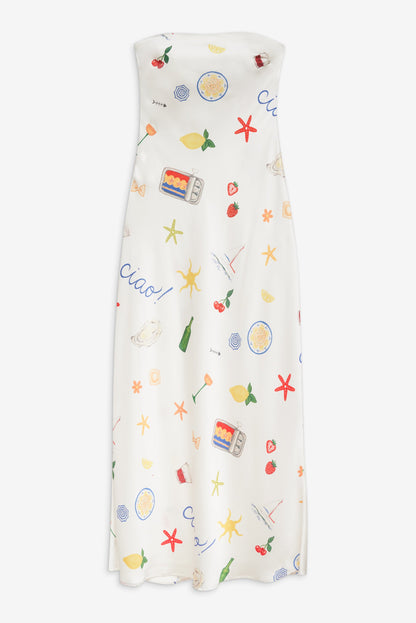 Carla Strapless Maxi Dress Multi - For Love & Lemons