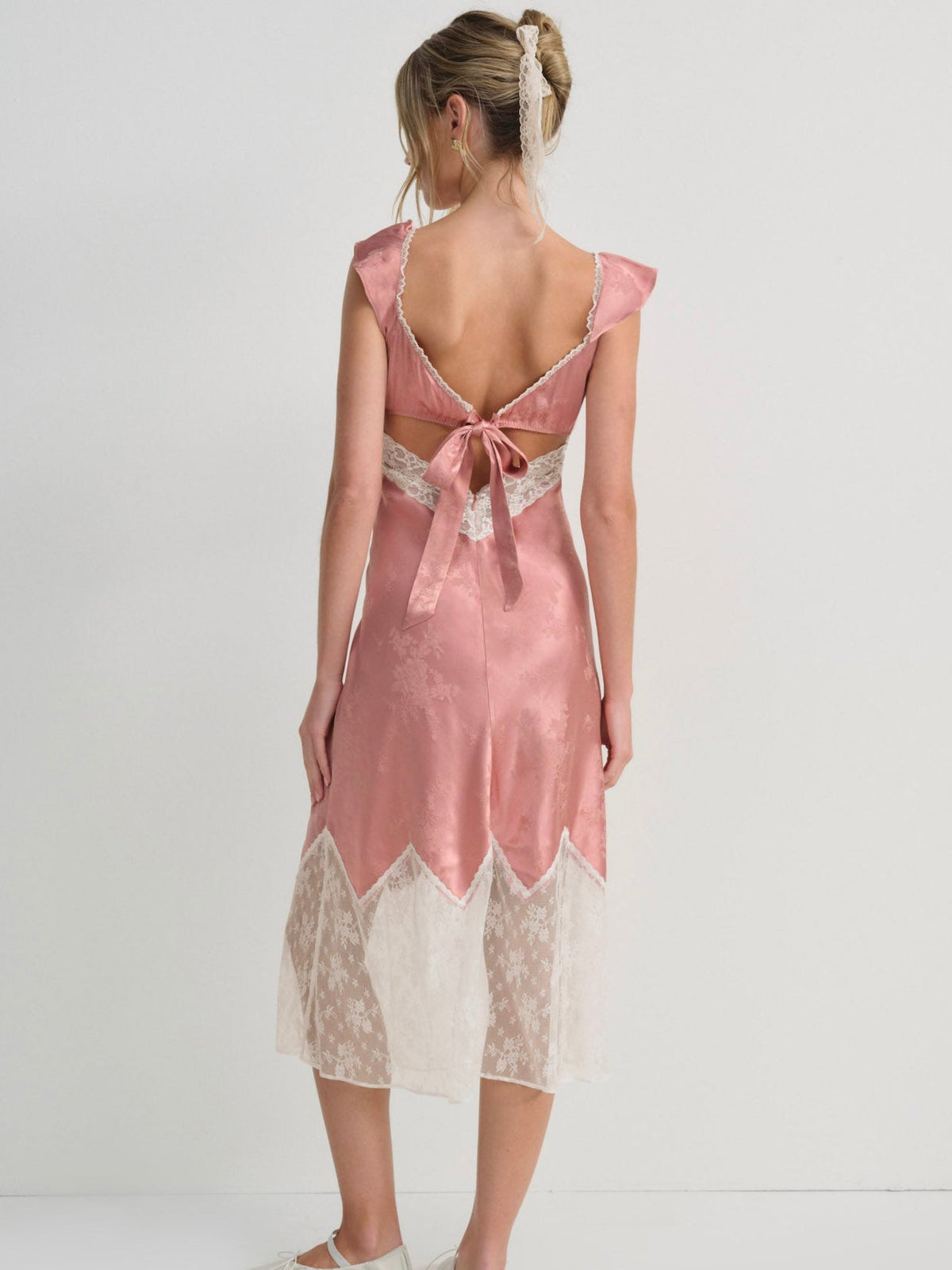 Juliet Midi Slip Dress Terracotta - For Love & Lemons