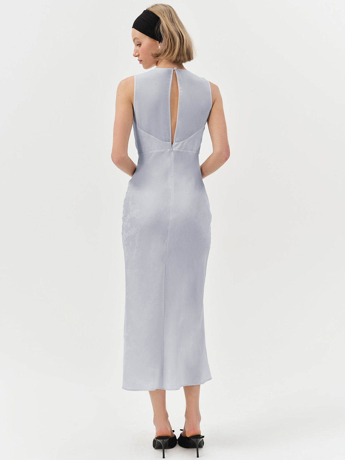 Madalie Midi Dress Blue - For Love & Lemons
