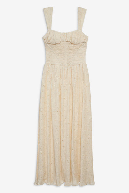 Erika Bustier Maxi Dress Natural - For Love & Lemons