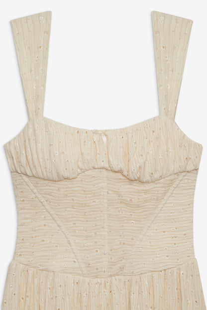 Erika Bustier Maxi Dress Natural - For Love & Lemons