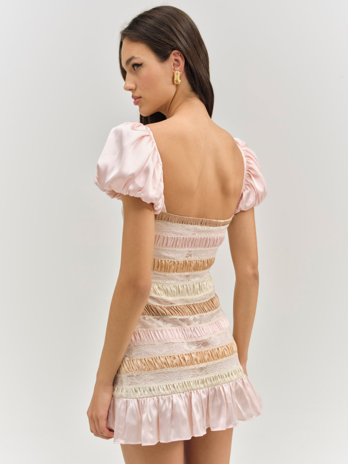 Layer Cake Mini Dress Pink - For Love & Lemons