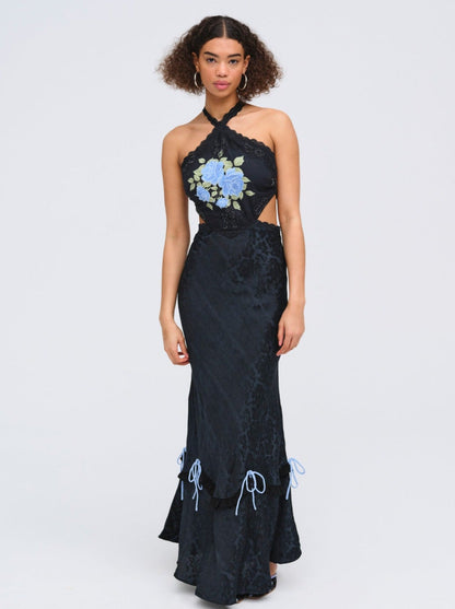 Mathilde Maxi Dress Black - For Love & Lemons