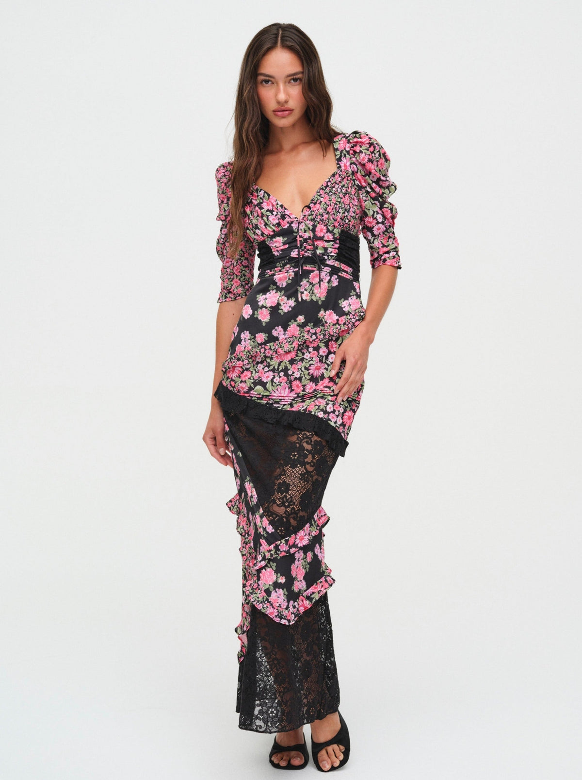 Emalyn Maxi Dress Black - For Love & Lemons