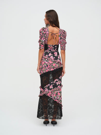 Emalyn Maxi Dress Black - For Love & Lemons