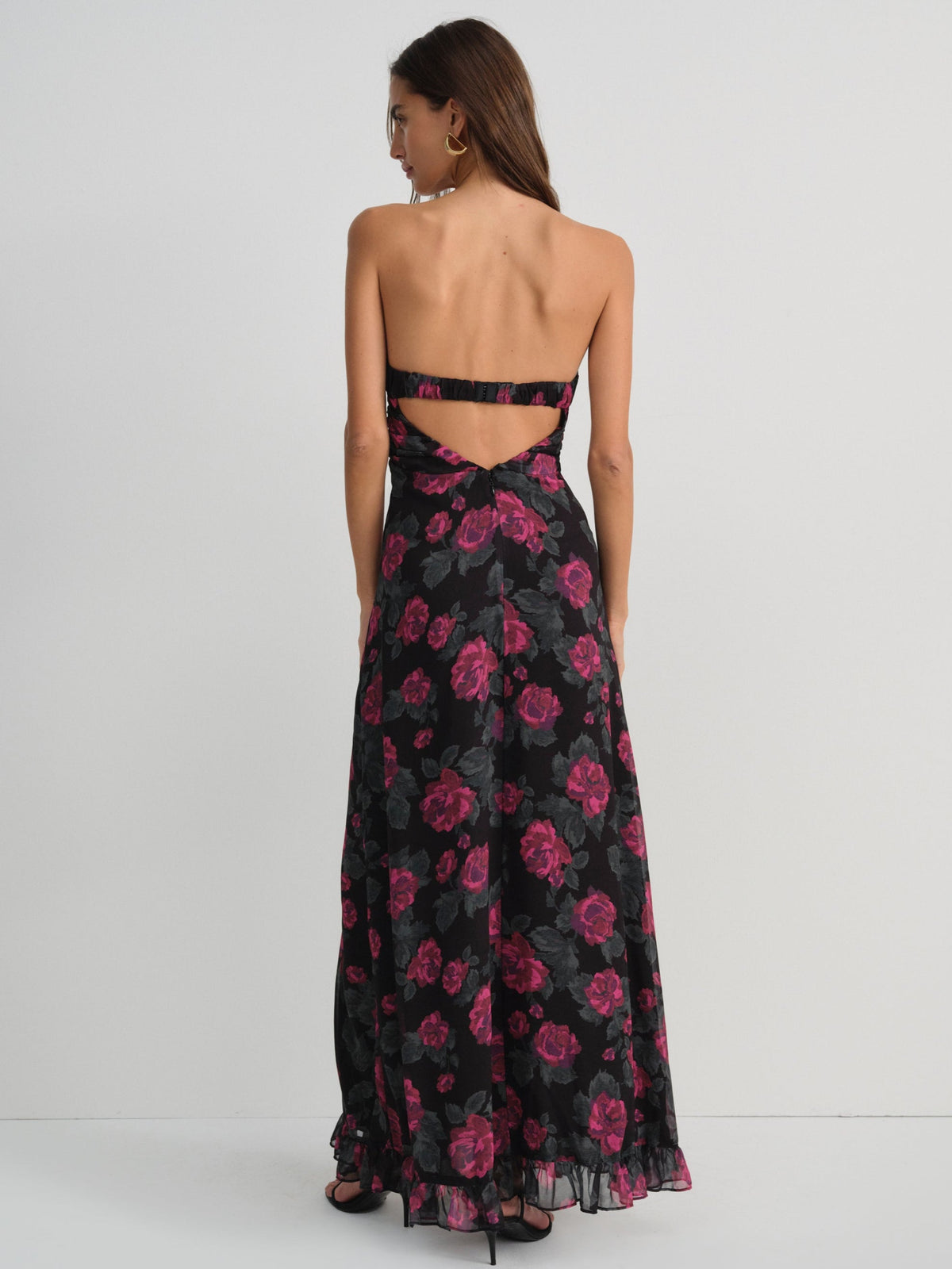 Teagan Maxi Dress Black - For Love & Lemons