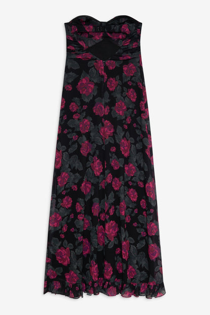 Teagan Maxi Dress Black - For Love & Lemons