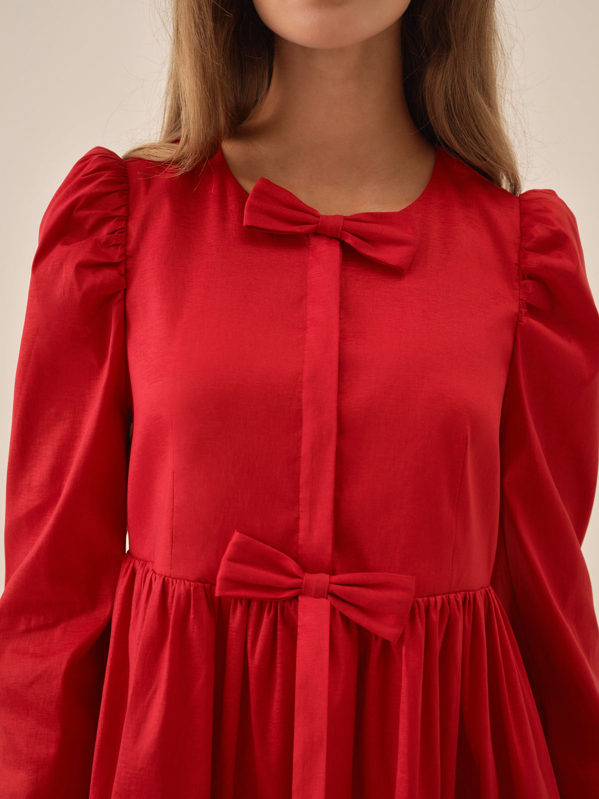 Lucia A-Line Mini Dress Red - For Love & Lemons