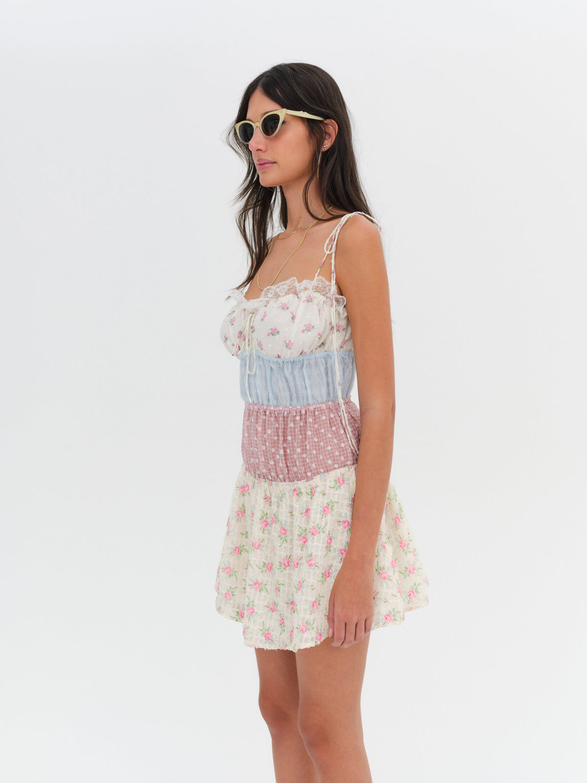 Elula Mini Dress Pink - For Love & Lemons