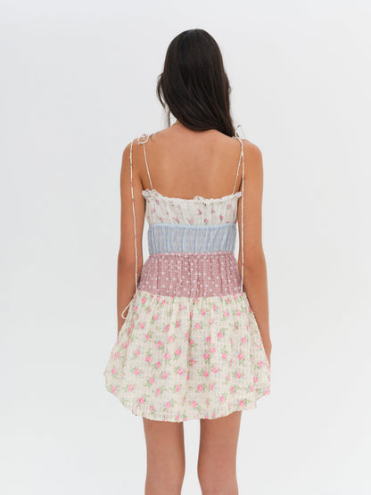 Elula Mini Dress Pink - For Love & Lemons