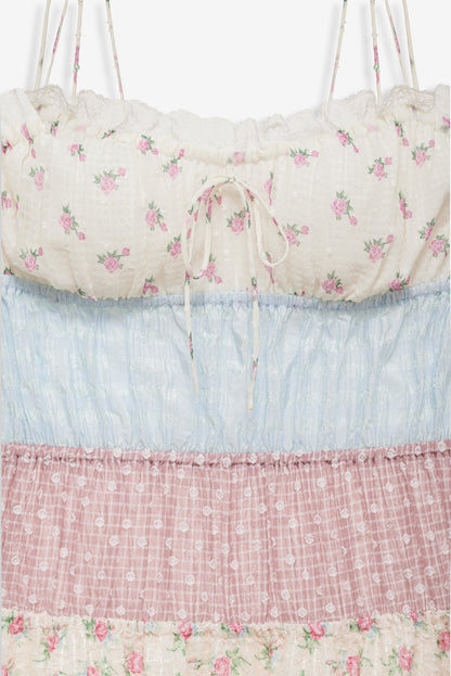 Elula Mini Dress Pink - For Love & Lemons