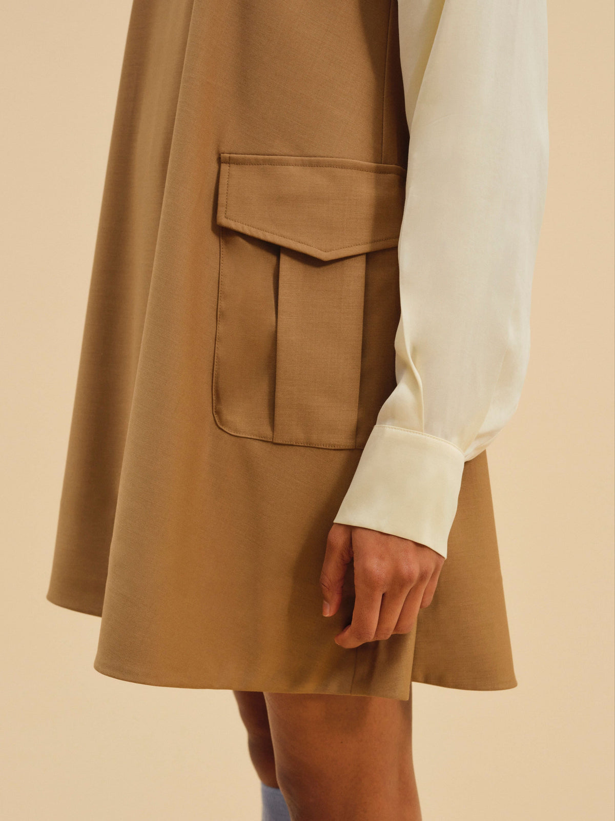 Elanah Mini Dress CAMEL - For Love & Lemons