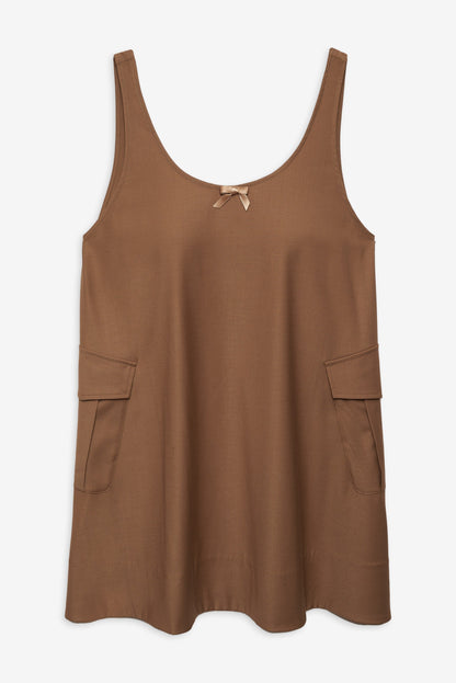 Elanah Mini Dress CAMEL - For Love & Lemons