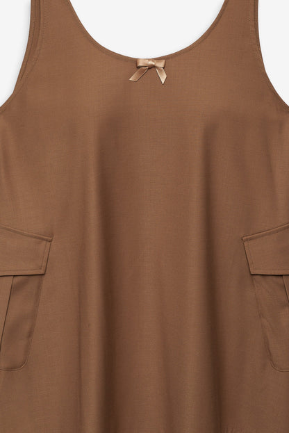 Elanah Mini Dress CAMEL - For Love & Lemons