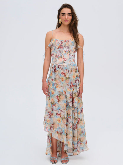 Constance Maxi Dress Blue - For Love & Lemons