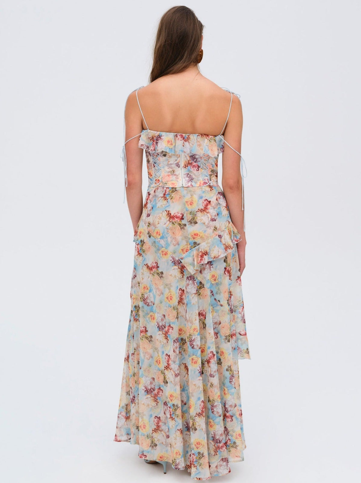 Constance Maxi Dress Blue - For Love & Lemons