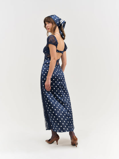 Casey Maxi Dress Navy - For Love & Lemons