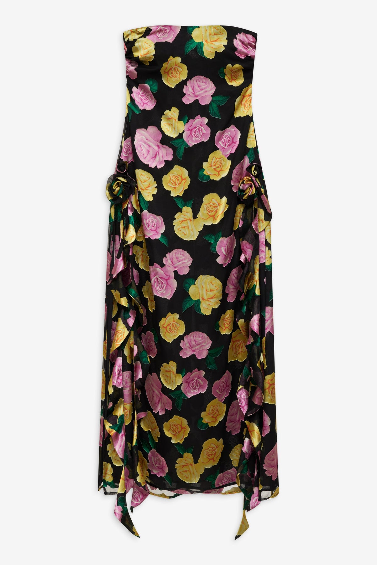 Madison Strapless Maxi Dress Black - For Love & Lemons