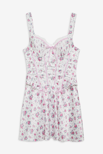Thats Amore Slip Dress White - For Love & Lemons