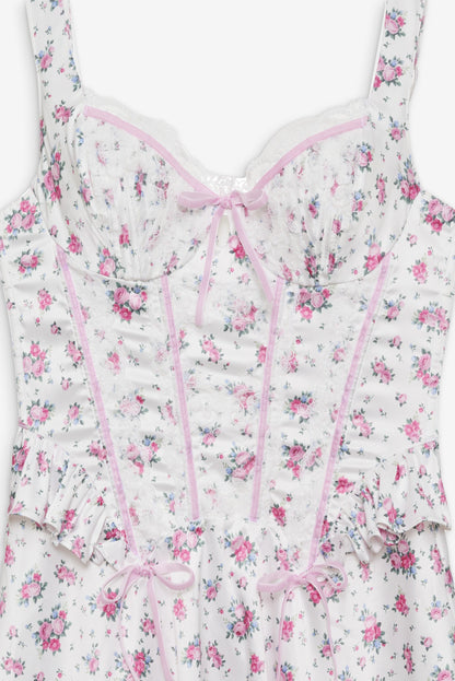 Thats Amore Slip Dress White - For Love & Lemons