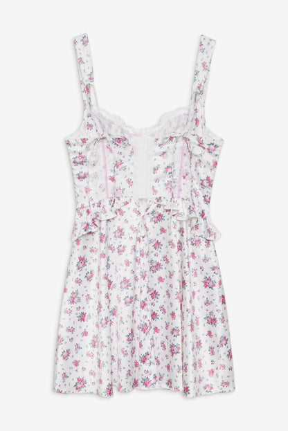 Thats Amore Slip Dress White - For Love & Lemons