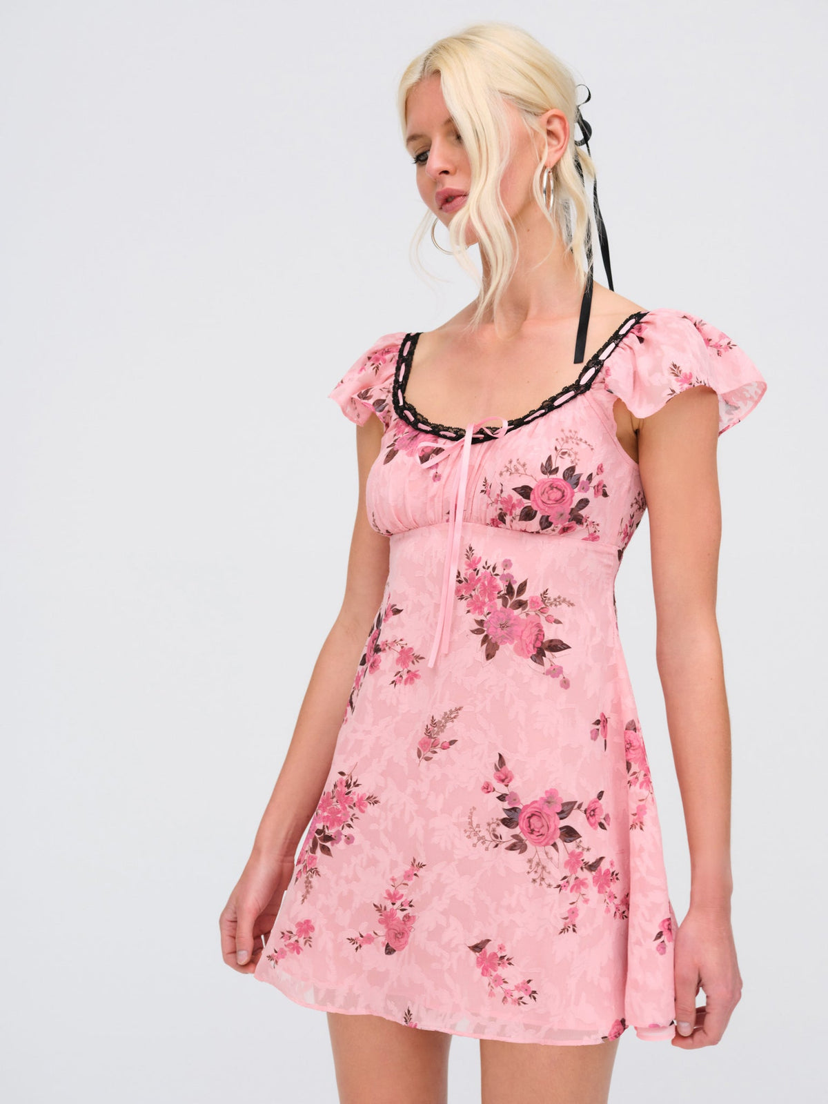 Guinevere Mini Dress Pink - For Love & Lemons