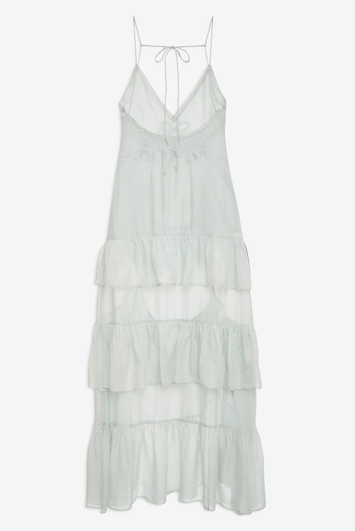 Bayview Bow Maxi Dress Blue - For Love & Lemons