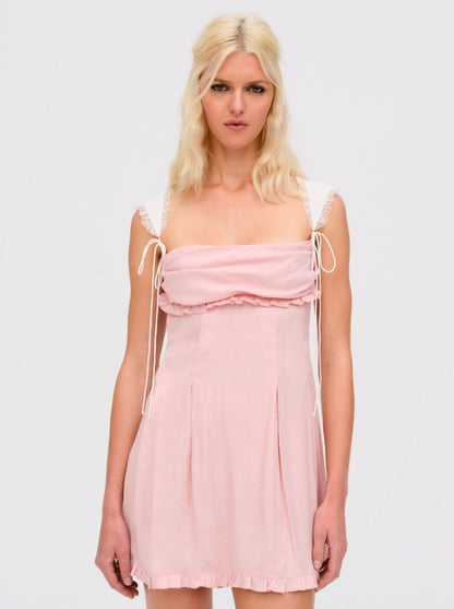 Holland Mini Dress Pink - For Love & Lemons