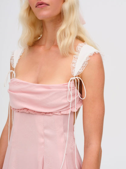 Holland Mini Dress Pink - For Love & Lemons