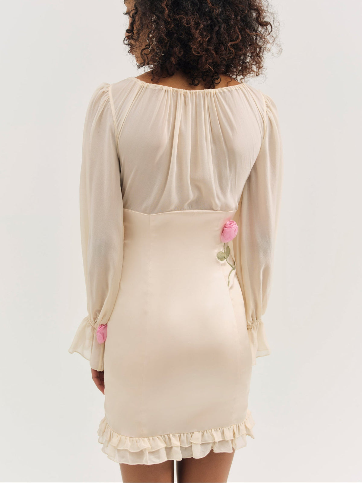 Ophelie Organza Mini Dress Blush - For Love & Lemons