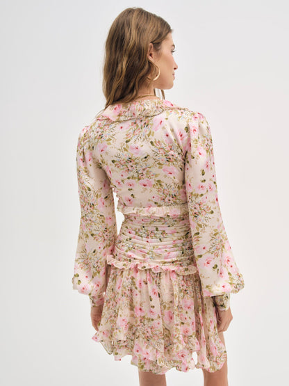 Jayleen Mini Dress Light Pink - For Love & Lemons