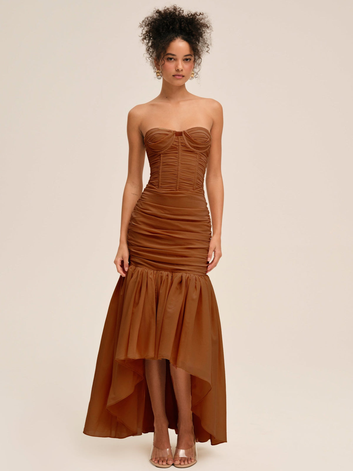 Serafina Gown Brown - For Love & Lemons