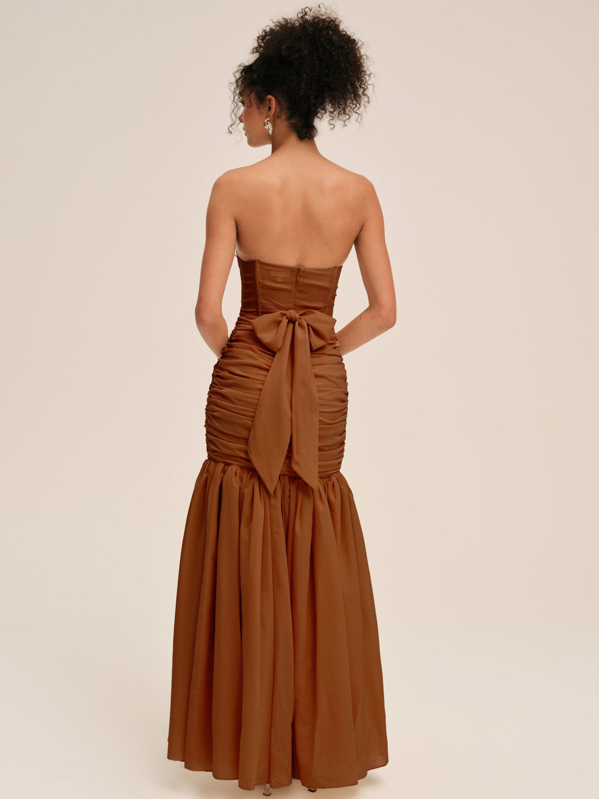 Serafina Gown Brown - For Love & Lemons