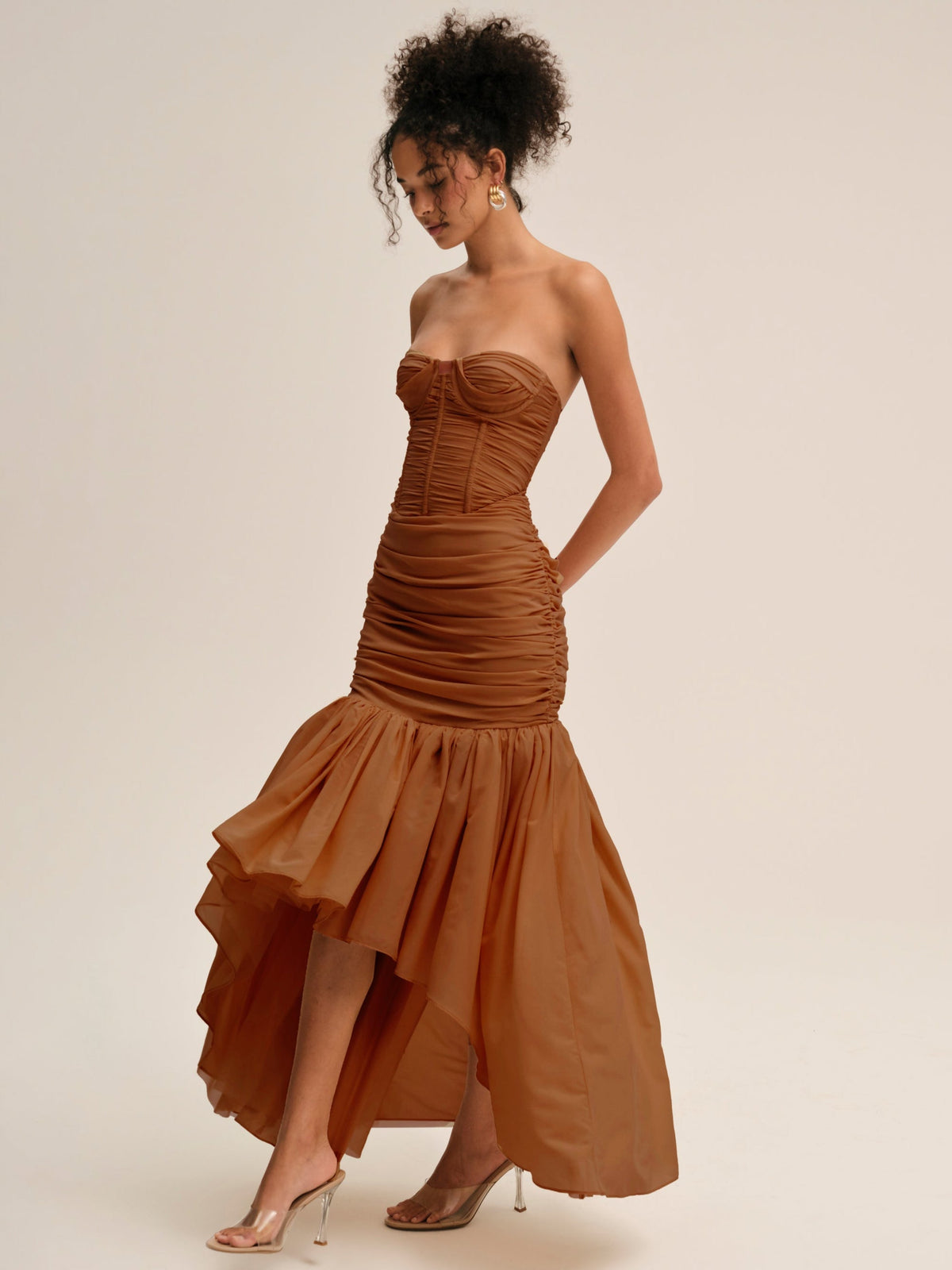Serafina Gown Brown - For Love & Lemons