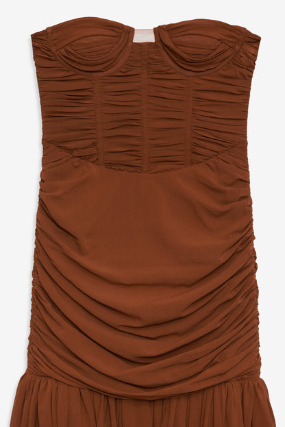 Serafina Gown Brown - For Love & Lemons