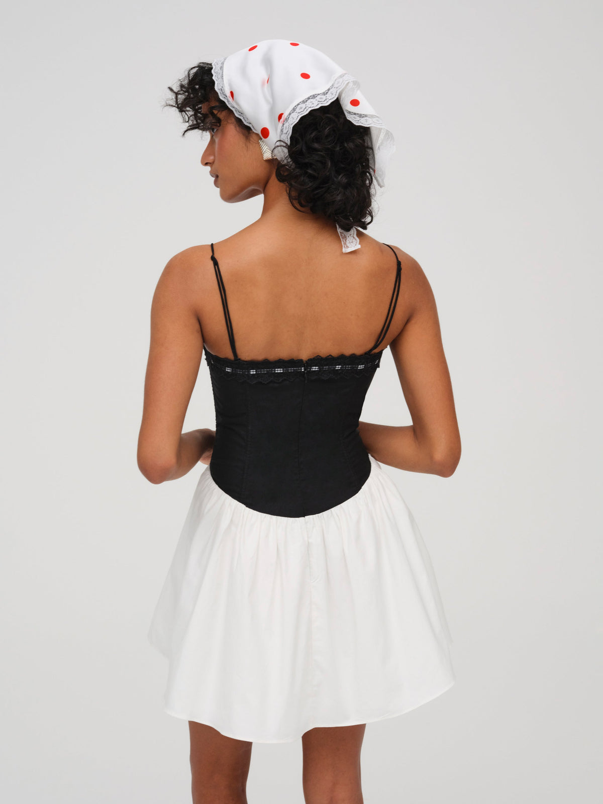 Annabella Mini Dress Black - For Love & Lemons