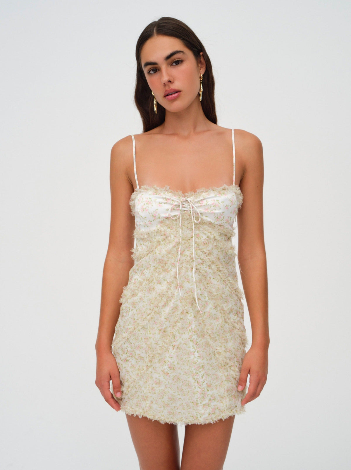 Chania Mini Dress Yellow - For Love & Lemons